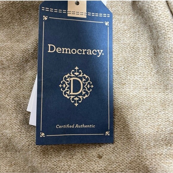 Democracy Women’s Ombré Cardigan Heather Oatmeal Charcoal Size Large 10-12 New! - Picture 5 of 8